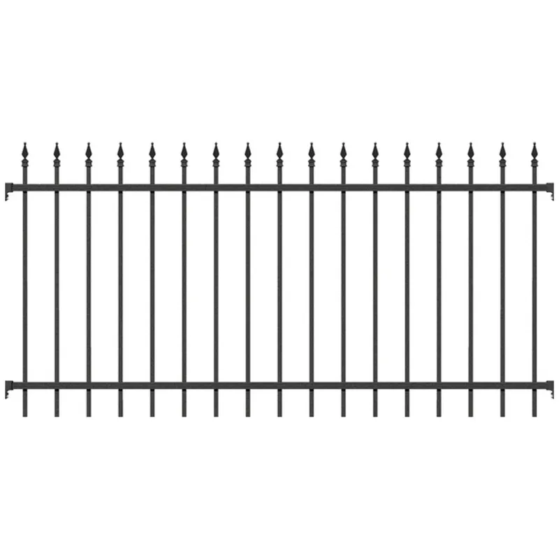 Alberts ALBERTS Zaunfeld Chaussee, Alu, anthrazit Kst.b., lichte Breite2000mm, Höhe1200mm – Produktbild 1 von 1