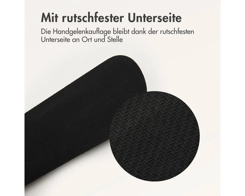 imoshion imoshion Handballenauflage imoshion Ergonomische Handgelenkstütze – für Tastatur und Maus – Schwa (1-St), Schwarz, – Produktbild 6 von 6