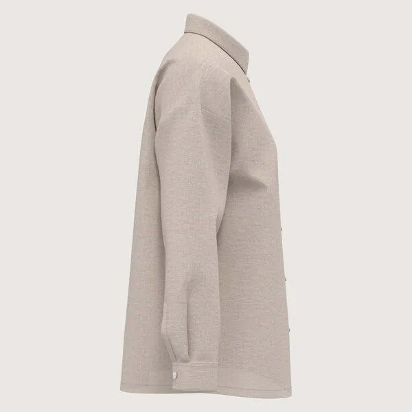 YTWOO YTWOO Oversized Leinenhemd für Damen, Linen, – Produktbild 3 von 4