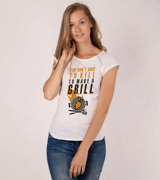 Gary Mash GARY MASH Shirt Asheville Veggie Grill aus Biobaumwolle, Weiß, – Produktbild 2 von 4