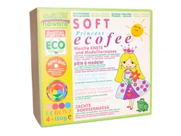 Ökonorm ökoNORM Softknete 4er Set "Prinzessin Ecofee" rosa, pink, violett, türkis – Produktbild 1 von 1