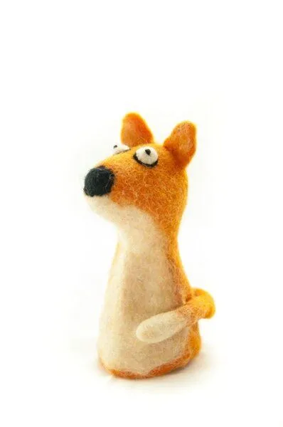 short'n'pietz short'n'pietz Fuchs als Filz Eierwärmer, Orange, – Produktbild 1 von 2