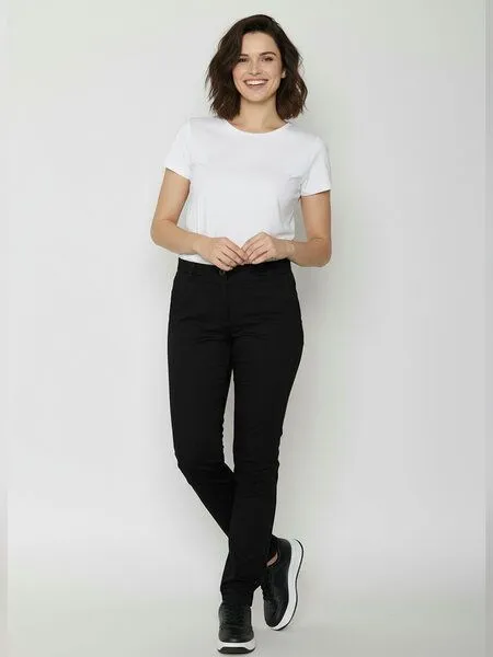 GreenBomb GREENBOMB Basic Splendid - Gemütliche Chino aus Bio-Baumwoll Mix / GOTS / Fair & Vegan, Schwarz (black), – Produktbild 2 von 4