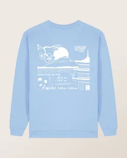 THE FACE OF ELEMENTS The Face of Elements Mount Fuji Sweatshirt aus 100% Bio-Baumwolle – Produktbild 1 von 1