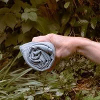 Liebe Deinen Planeten Liebe Deinen Planeten Bio Reisehandtuch Duschtuch 100x70cm aus BioBaumwolle, saugstark und schnell trocknend in vielen Farben, Natural mint, – Produktbild 1 von 1