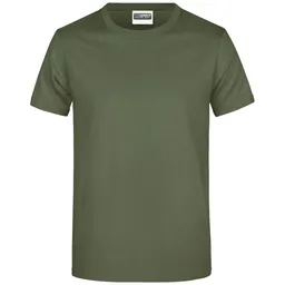 James & Nicholson James & Nicholson klassisches T-Shirt 180 JN790 Gr. S olive – Produktbild 1 von 1
