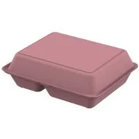 REuse REuse Menübox take away Verpackung - Essensbehälter to go large, Raffiniertes rot, – Produktbild 1 von 1