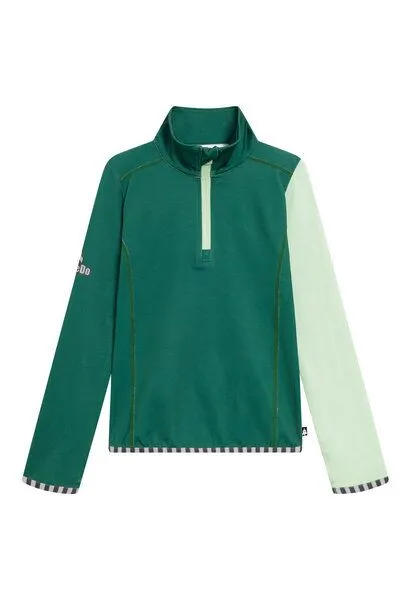 WeeDo WeeDo Langarmshirt „Bomondo“, Bottle green + mint, – Produktbild 2 von 4