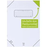 Soisi Soisi Recycling-Schulheft DIN A4 Nr. 21 lin. ohne Rand – Produktbild 1 von 1