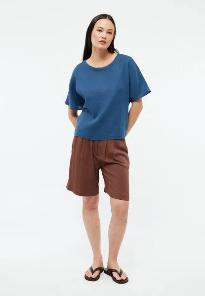 Givn Berlin Givn Berlin T-Shirt GBPINA aus Leinen, Blazing blue (linen), – Produktbild 2 von 4