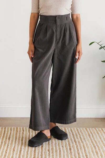 TWOTHIRDS TWOTHIRDS Mikrocordhose Balcarrick, Dark sand, – Produktbild 2 von 3