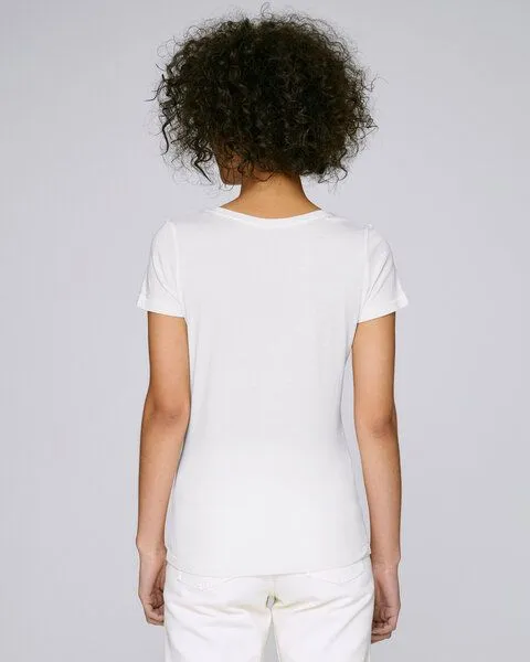 Human Family Bio Damen T-Shirt Amorous "Freedom" von Human Family, Weiss, – Produktbild 4 von 4