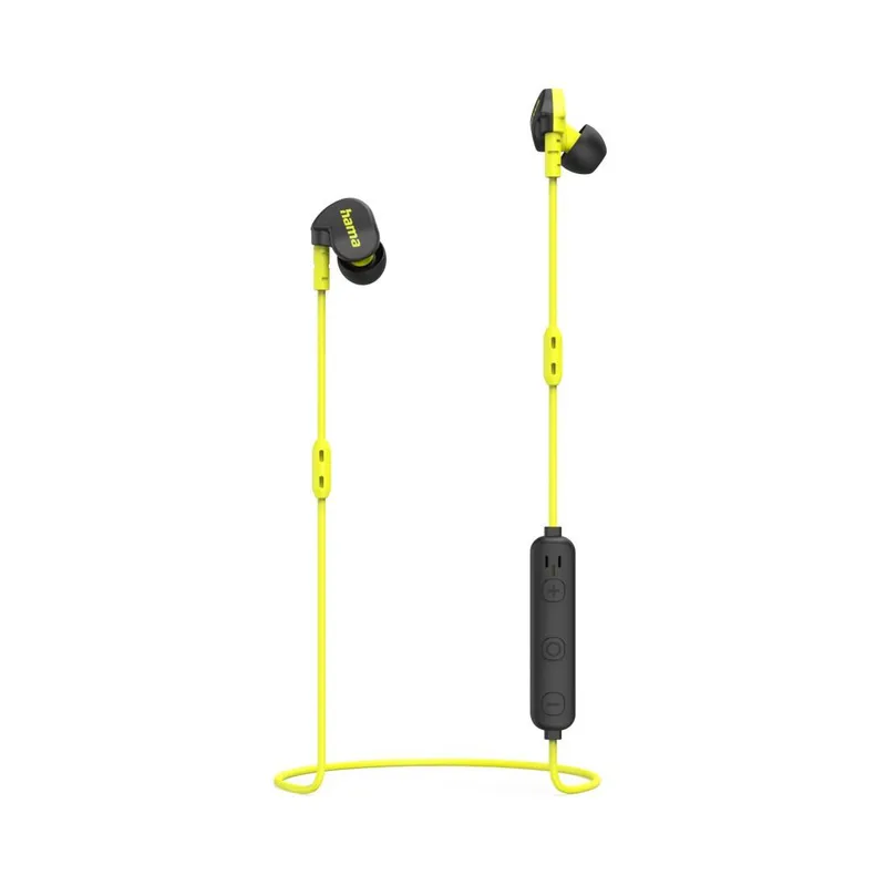 Hama Hama "Bluetooth®-Kopfhörer ""Freedom Athletics II"", In-Ear, Mikrofon, Schwarz/Gelb (00184188)" – Produktbild 1 von 1