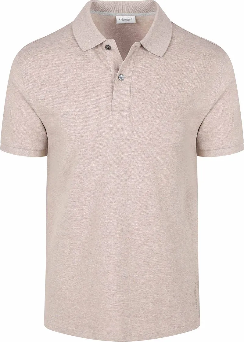 Profuomo Profuomo Piqué Poloshirt Beige - Größe XL, Beige, – Produktbild 2 von 4