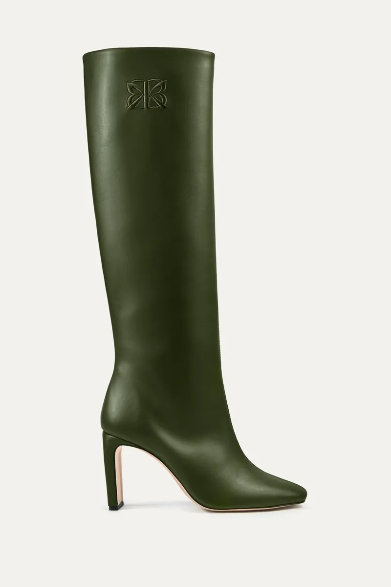 BIKKOU BIKKOU Damen vegan Stiefel Cactus Mood Deep Green, Dunkelgrün, – Produktbild 1 von 2