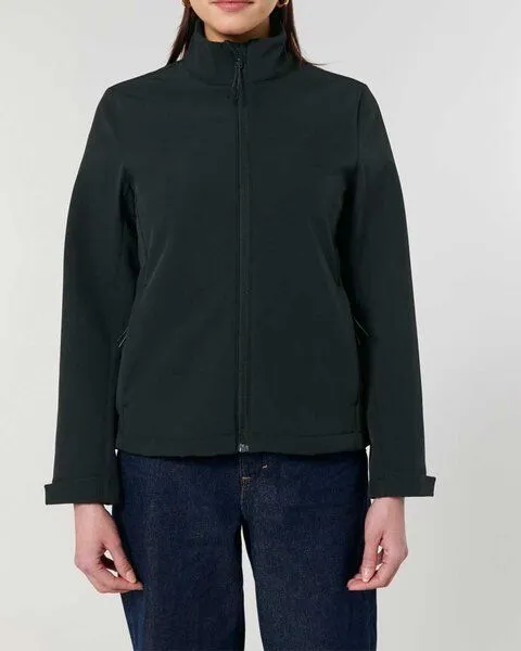 YTWOO YTWOO Damen Eco Softshell Jacke, Schwarz, – Produktbild 2 von 4