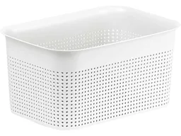 rotho rotho Aufbewahrungskorb "BRISEN" aus Recyclingkunststoff, 4,5 l, weiß – Produktbild 1 von 1
