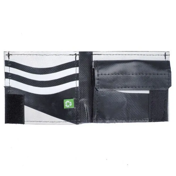 Rebago Rebago Portemonnaie Wallet Tarp Man, Schwarz-weiss, – Produktbild 2 von 3