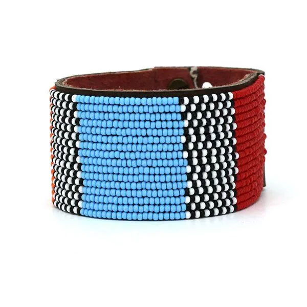 Swahili Coast Swahili Coast Perlenarmband & Armreif - ATLAS, Bunt (rot), – Produktbild 2 von 2