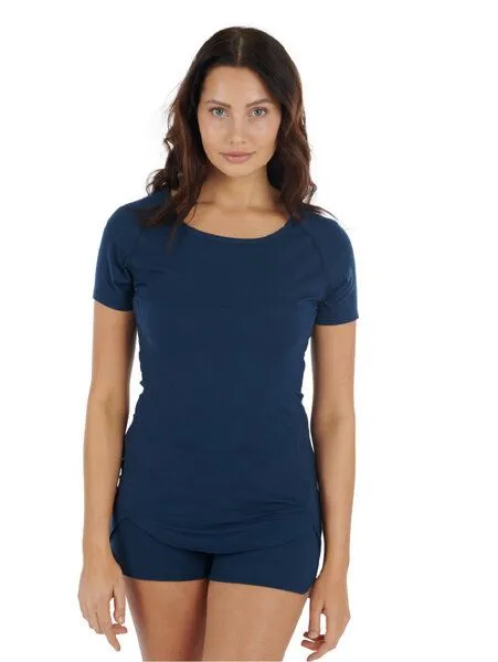Dagsmejan Dagsmejan Damen Sleep T-Shirt Balance, Midnight blue (blau), – Produktbild 1 von 4