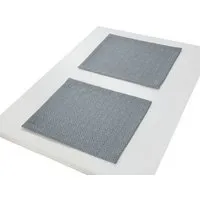 Nature by Adam Nature by Adam Tischset 2er Pack aus 100% Bio-Baumwolle - Made in Germany - Graphic Ventus Light, Königsblau, – Produktbild 1 von 1