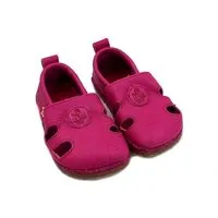 Pololo Pololo Barfußschuh "Sommer" aus pflanzlich gegerbtem Leder mit Gummisohle, Größen 20-34, Pink, – Produktbild 1 von 1