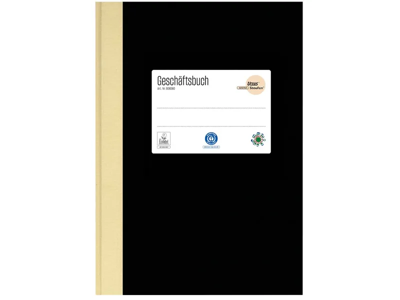 Ursus Ursus Notizbuch 'green' DIN A5, 96 Blatt, 80 g/m², kariert – Produktbild 1 von 1