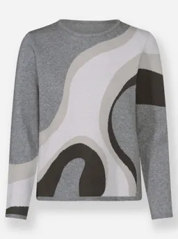 Witt Strickpullover graphit-grau-gemustert – Produktbild 1 von 1