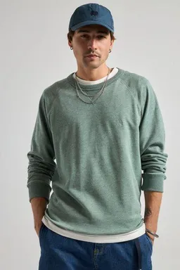 Trendsplant Trendsplant Essential Lightweight Sweatshirt Salty Green – Produktbild 1 von 1
