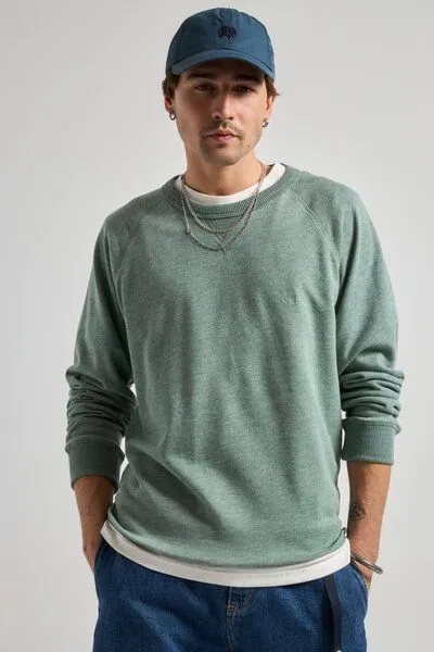 Trendsplant Trendsplant Essential Lightweight Sweatshirt Salty Green, Grün, – Produktbild 1 von 4