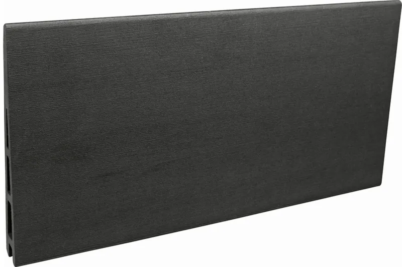 woodstore24 Einzelelement WPC Zaun / Sichtschutz / Steckzaun, 20 (S) x 140 (H) x 1800 (B) mm in Keilspund Anthrazit, 2er Set – Produktbild 1 von 1