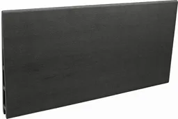 woodstore24 Einzelelement WPC Zaun / Sichtschutz / Steckzaun, 20 (S) x 140 (H) x 1800 (B) mm in Keilspund Anthrazit, 2er Set – Produktbild 1 von 1
