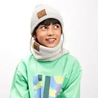 Affenzahn Affenzahn Kinder Mütze Beanie Merinowolle, Koala (grau), – Produktbild 1 von 1