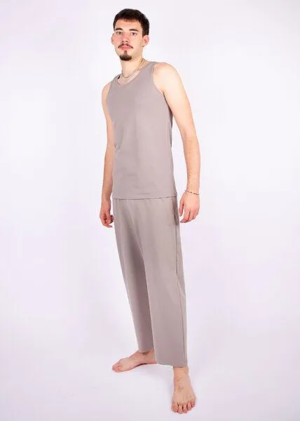 ÆVRIL ÆVRIL Unisex Tank Top // Dolphin Grey // Bio-Baumwolle – Produktbild 2 von 4
