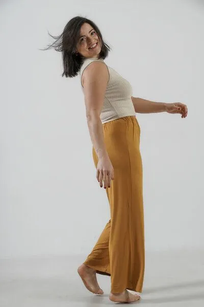 YogiLiebe YogiLiebe Yoga Pant "Mukti" Tencel, Navyblue, – Produktbild 3 von 4