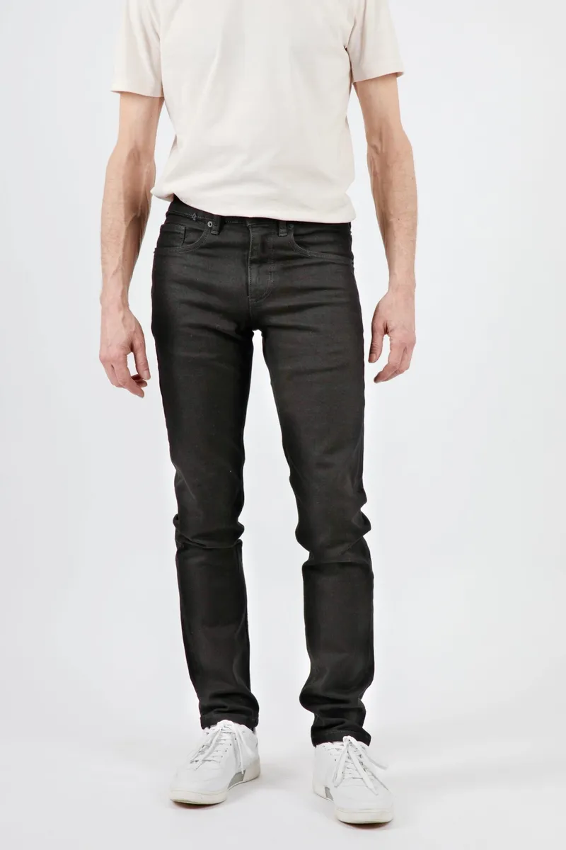 TORLAND TORLAND Herren vegan Jeans Slim Fit Benny, Schwarz, – Produktbild 2 von 2