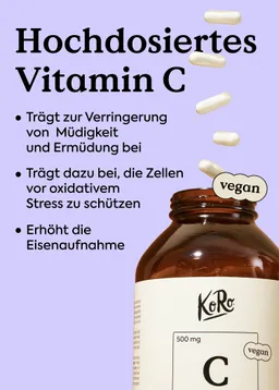KoRo Gepuffertes Vitamin C Kapseln 365 Stück – Produktbild 1 von 1