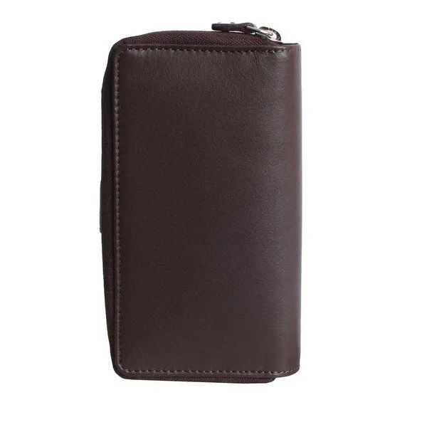 Vargu Vargu Echtleder Geldbörse SABA 1-A mono, Brown, – Produktbild 4 von 4