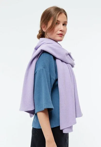 Givn Berlin Givn Berlin Schal GBDANA aus recycelter Baumwolle, Light amethyst, – Produktbild 3 von 4