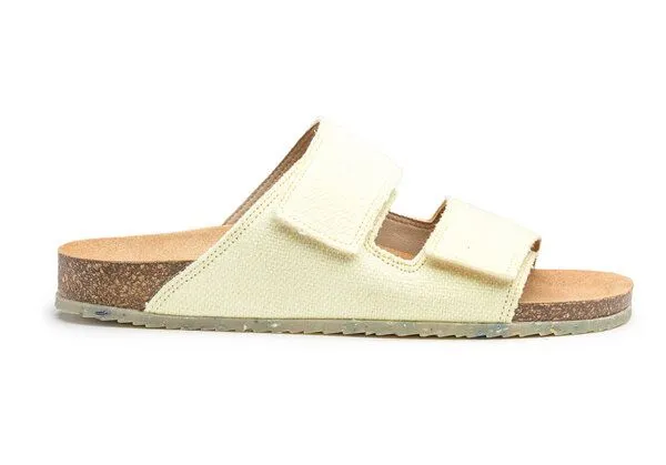 Zouri Zouri Vegane Sandalen LAGOON Leinen, Lemon (gelb), – Produktbild 1 von 2
