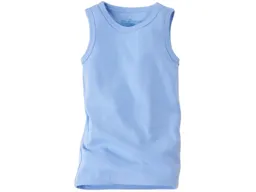 HANS NATUR Baby und Kinder Unterhemd Bio-Baumwolle hellblau Gr. 122/128 – Produktbild 1 von 1