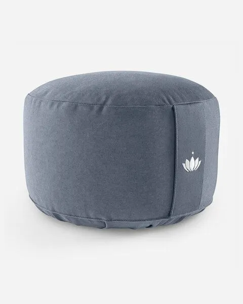 Lotuscrafts Lotuscrafts Meditationskissen Extra Hoch - Sitzhöhe 20cm - GOTS Zertifiziert, Indigo dust, – Produktbild 1 von 3