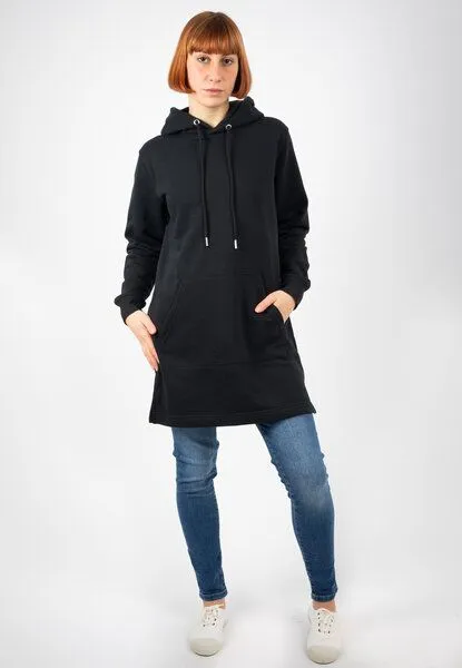 TORLAND TORLAND Damen Hoodie-Dress STREETER, Schwarz (black), – Produktbild 1 von 3