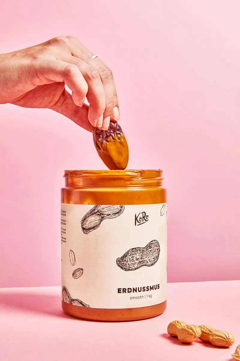 KoRo Erdnussmus 6 x 1 kg – Produktbild 1 von 5