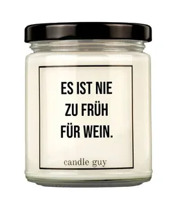 Candle Guy Candle Guy Duftkerze Es ist nie zu früh für Wein aus Sojawachs – Produktbild 1 von 1