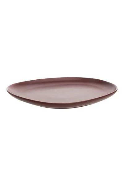 Tranquillo Tranquillo Teller VALLORA – Steinzeug, Rot, – Produktbild 3 von 4