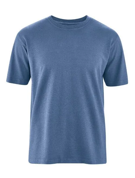 HempAge HempAge Herren T-Shirt Basic Light, Blueberry, – Produktbild 1 von 1