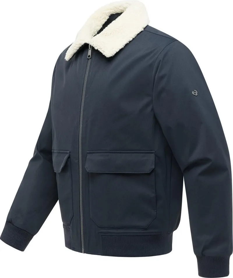 ragwear ragwear Outdoorjacke Newys Y Wasserdichte Jacke mit warmem Kragen, Blau, – Produktbild 3 von 5