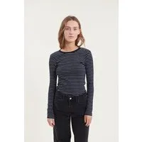 Basic Apparel Basic Apparel LUDMILLA Langarmshirt aus Bio-Baumwolle, Blau (sky captain), – Produktbild 1 von 1