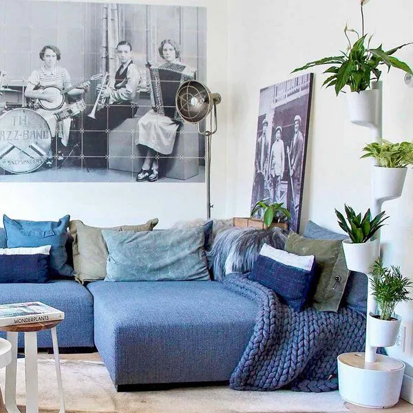 CitySens CitySens Vertikaler Blumentopf mit Wifi-Selbstbewässerung 4 Blumentöpfe, Weiss, – Produktbild 1 von 4